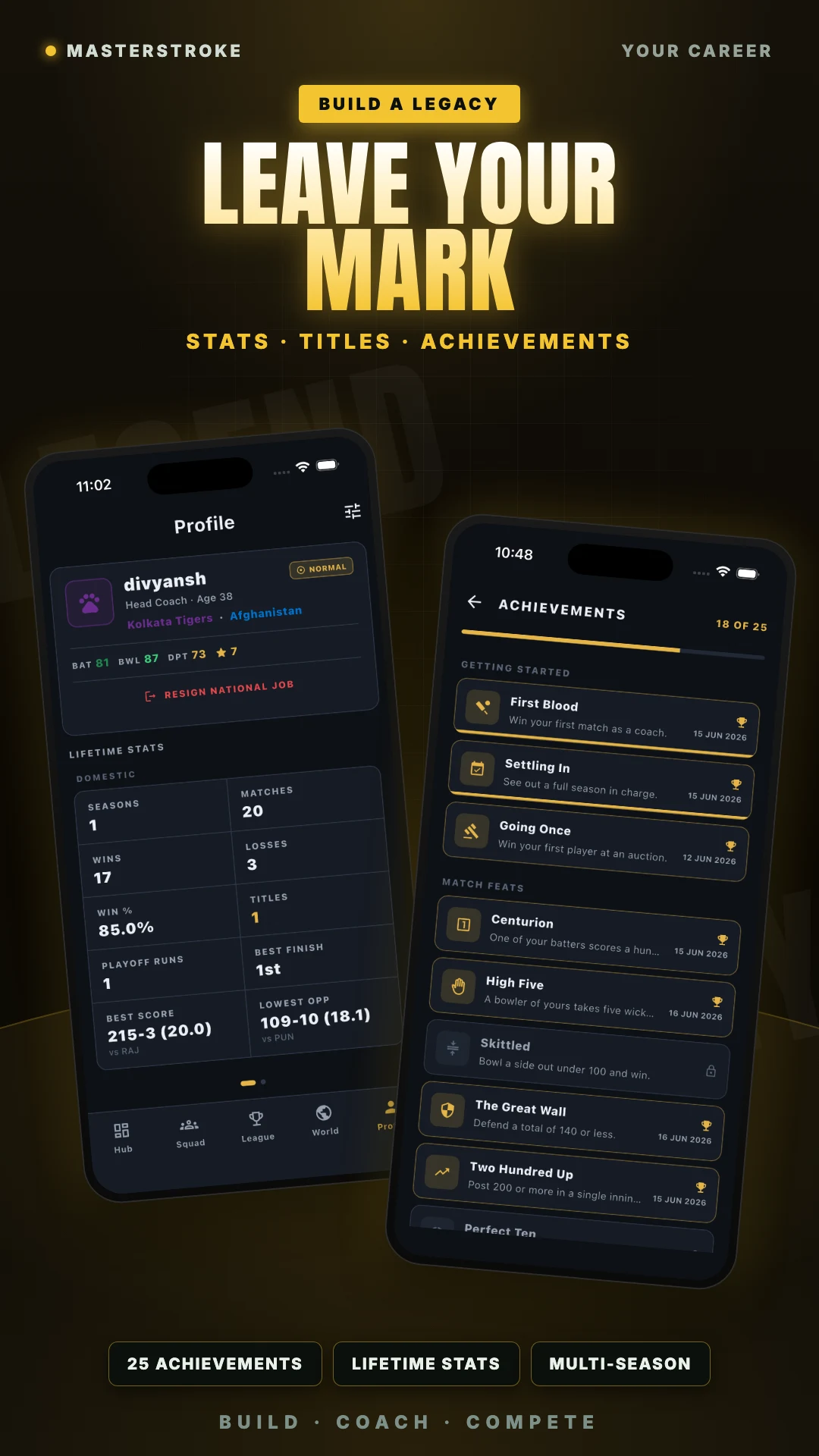 Masterstroke: Cricket Manager screenshot